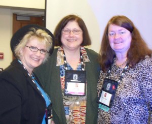 Christie Craig, Faye Hughes, and me - just after their dynamic workshop "Make It Happen: 10 Tips to Breaking In or Breaking Back In."