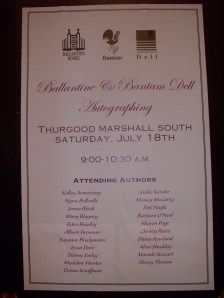 Ballantine & Bantam Dell Autograhing Session.